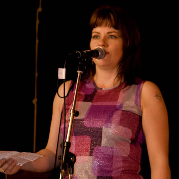 A poetry slam is a competition at which poets read or recite original work. 