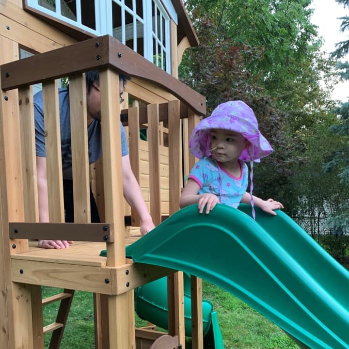 A young Bergen County girl battling not one but two life-threatening tumors had her dream come true when she received a backyard playset — courtesy of Jersey Mike’s Subs and Make-A-Wish.