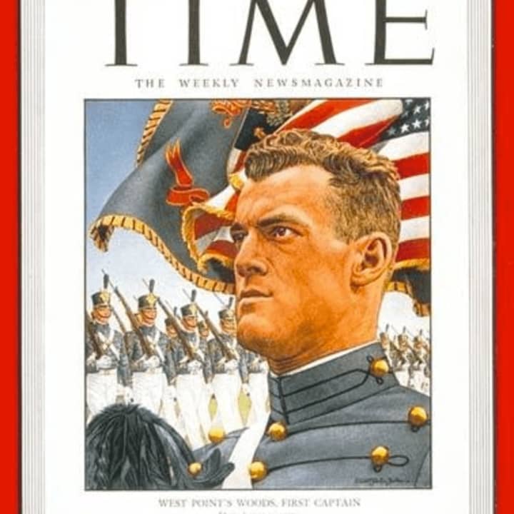 Robert Evans Woods was featured on the cover of Time magazine as a West Point cadet.