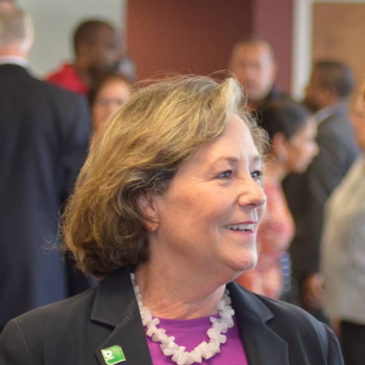 Mary-Jane Foster announced her tax plan if elected mayor of Bridgeport. 