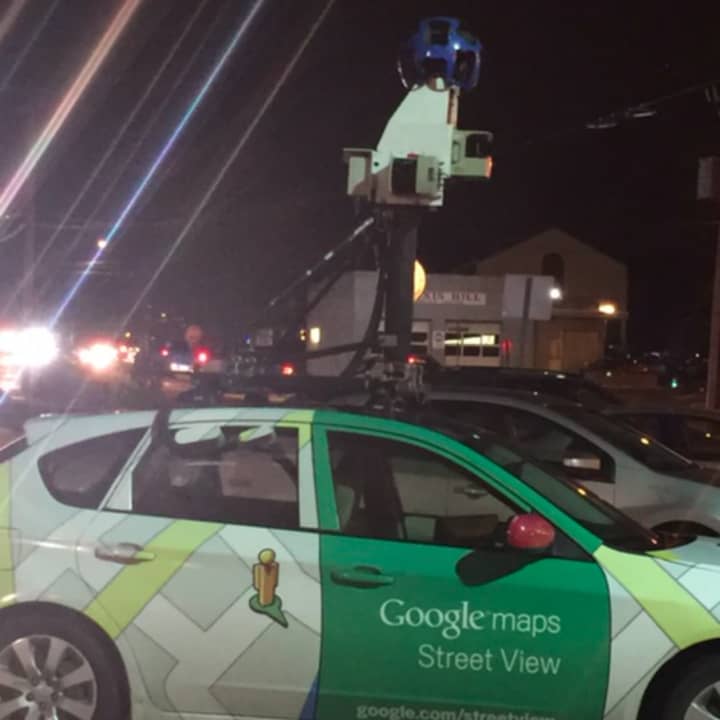 The Google Maps Street View car was recently spotted in Tunxis Hill and Villa Avenue in Fairfield.