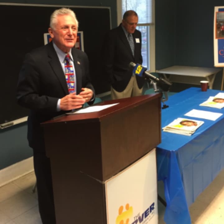 Norwalk Mayor Harry Rilling supports a grant the U.S. Department of Justice awarded to the City of Norwalk last fall to promote a &quot;Safer South Norwalk.&quot;