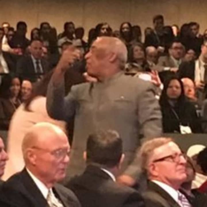 Charles Barron, an outspoken Democrat from Brooklyn, stood from his seat in the joint session of the Senate and Assembly and shouted at Gov. Andrew Cuomo.