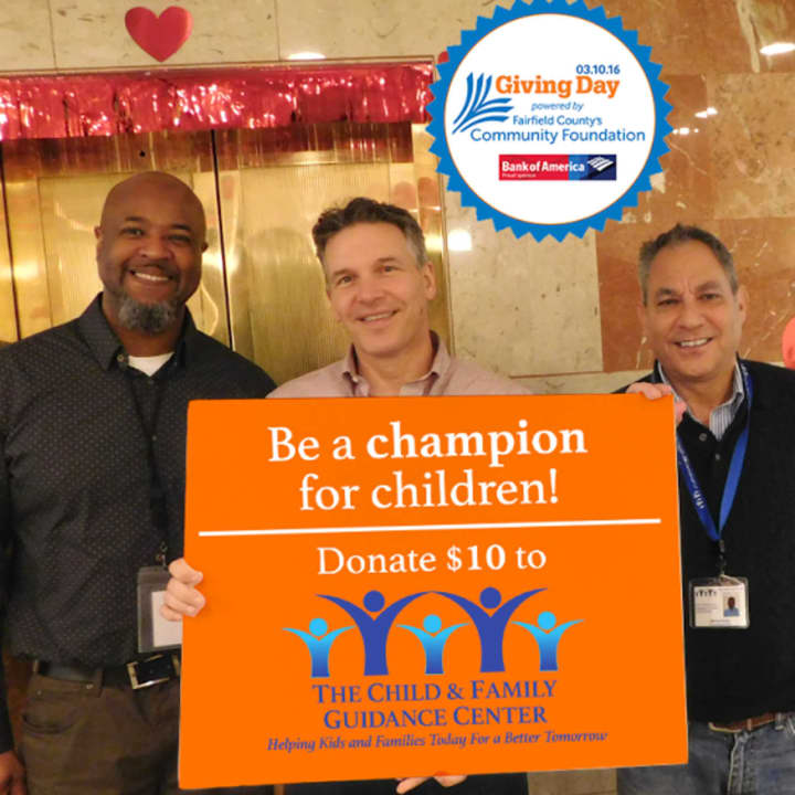 Left to right are Terril Pile, Outpatient Director, Child &amp; Family Guidance Center; Dr. Christopher Bogart, CEO, The Southfield Center for Development; and Michael Patota, President/CEO, Child &amp; Family Guidance Center.
