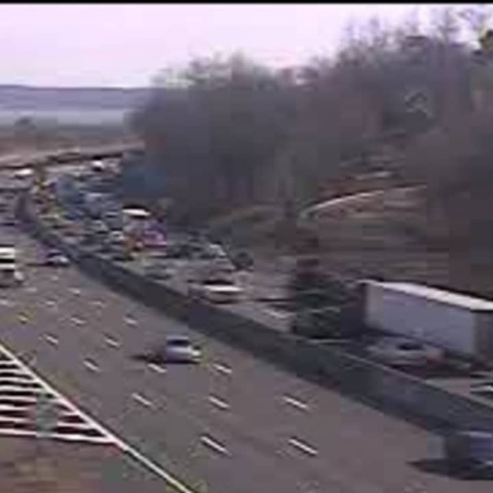 Delays just after 2 p.m. on southbound I-87 after the 1 p.m. crash on the Tappan Zee Bridge span that left a motorcyclist seriously injured.