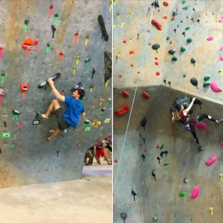 Annika Nieshalla and Charlie Schreiber are both proven collegiate winner in rock climbing.