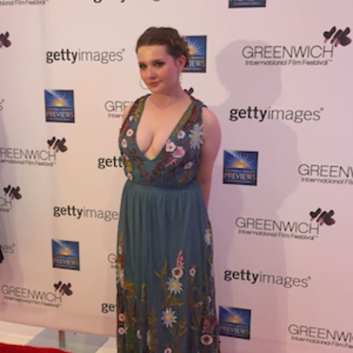 Abigail Breslin received a &quot;Changemaker Award&quot; for her work on domestic violence during an event Friday at the Greenwich International Film Festival.