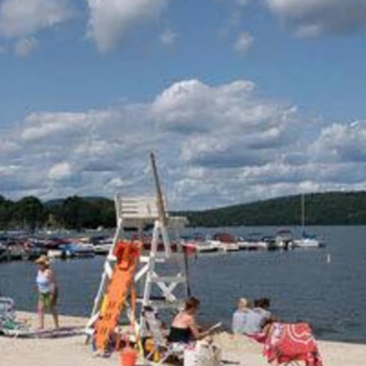 New Fairfield Town Beach on Candlewood Lake