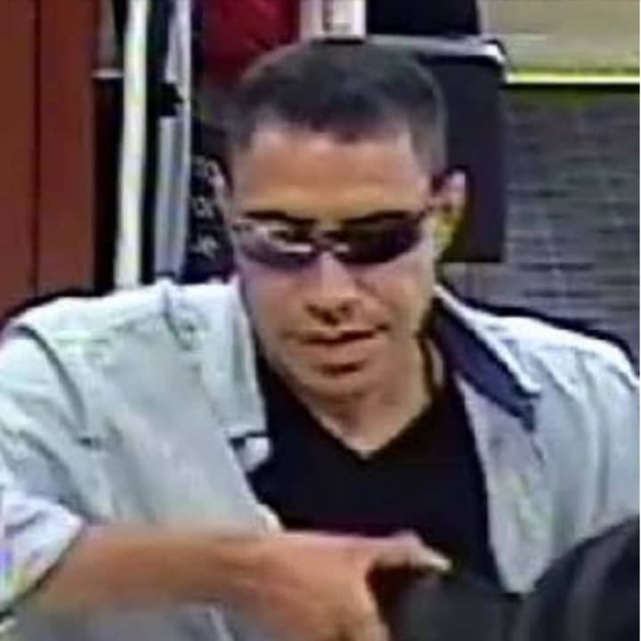 The suspect in Monday&#x27;s Chase bank robbery in Yonkers.
