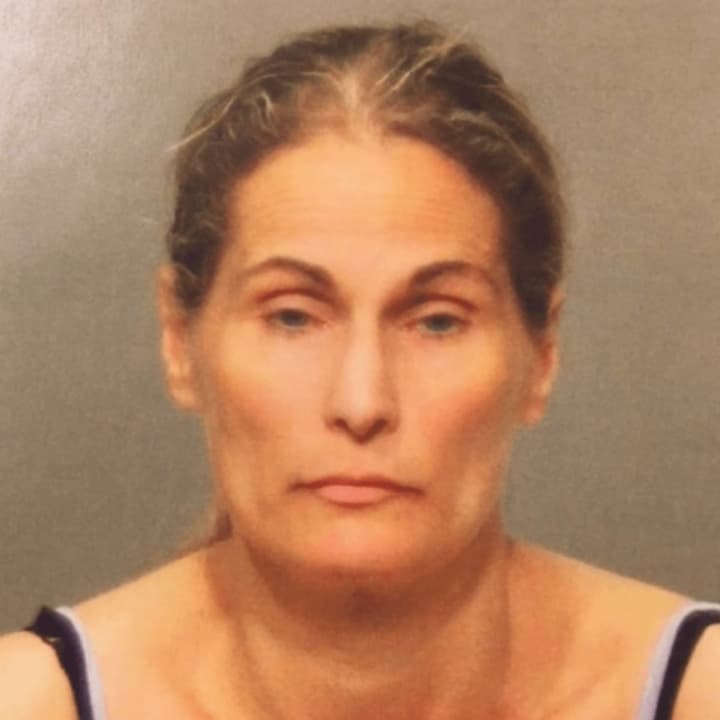 Meighan Marie McSherry, 46, of New York, N.Y., is scheduled to appear in Stamford court Friday on charges of first-degree robbery and second-degree larceny after allegedly robbing a Greenwich bank Thursday.