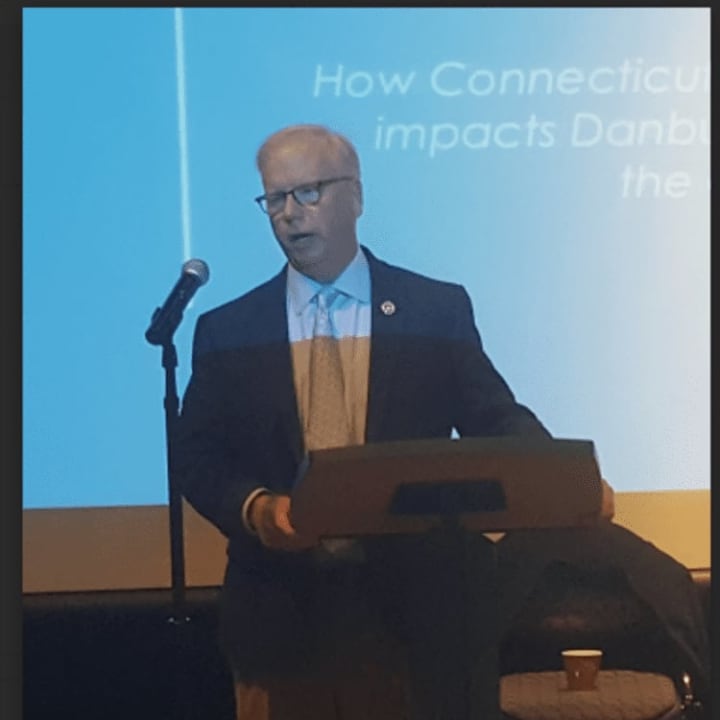 At a meeting at the Magnet school in Danbury on Thursday, Mayor Mark Boughton, as well as several community leaders, spoke of the challenges facing the Danbury Public School system.