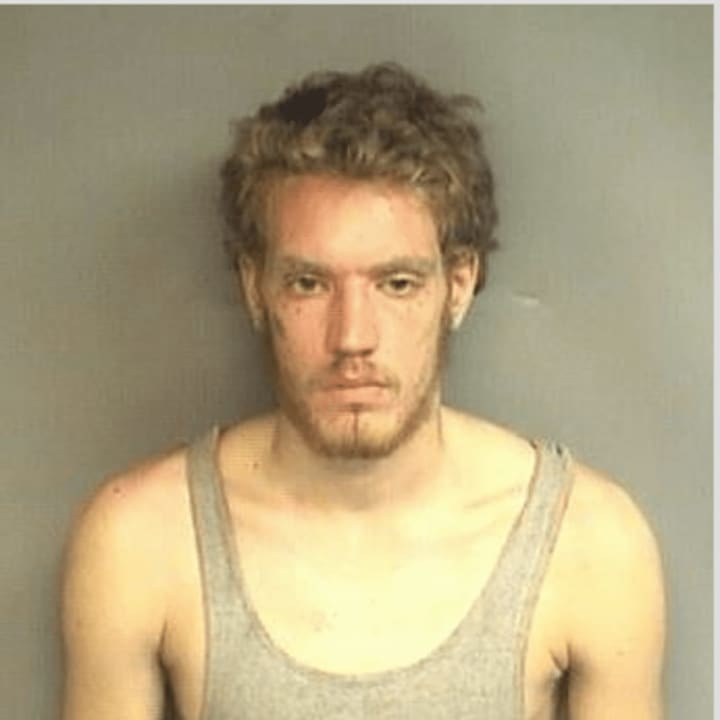 A homeless Stamford man, Jonah Cook, was arrested on drug charges after police checked out man attempting to hitchhike to Maine on Route 1 Tuesday evening.