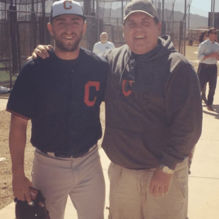 Englewood Cliffs native Rob Kaminsky, left, is a top pitching prospect for the Cleveland Indians.