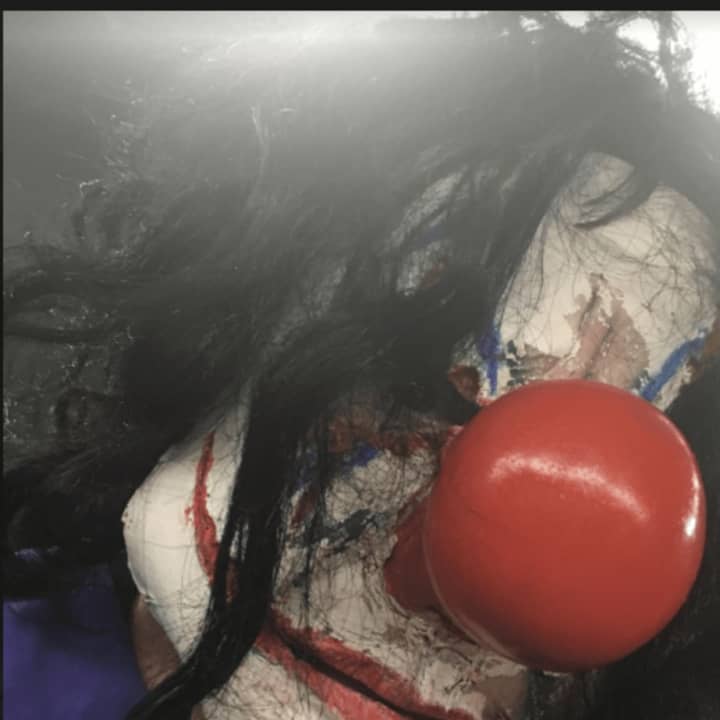 Sightings of scary clowns similar to the one seen here have been reported across the country. A clown sighted on Fairfield University&#x27;s campus Monday night (not pictured) was later determined to be a prank.
