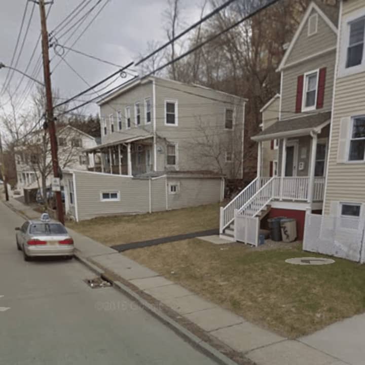 The incident occurred in this area of Hunter Street in Ossining.