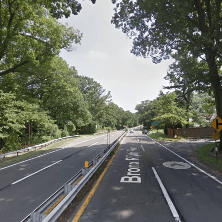 The Bronx River Parkway in Scarsdale.