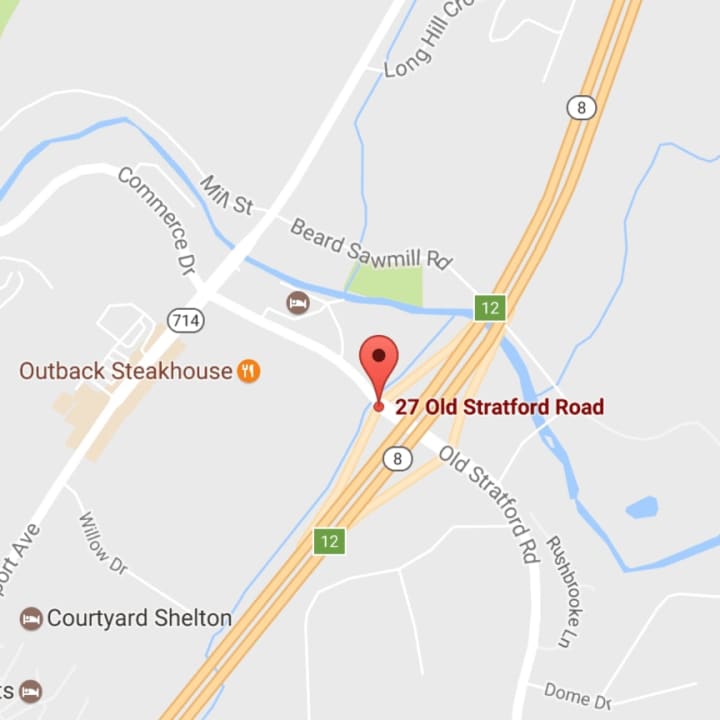 A crash was reported Saturday on Route 8 northbound near Exit 12 in Shelton.