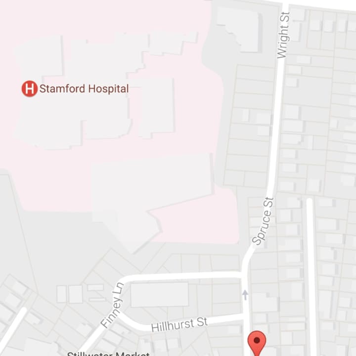 Stamford police were investigating a site on Spruce Street near Stamford Hospital where a man&#x27;s body was found in an alleyway.