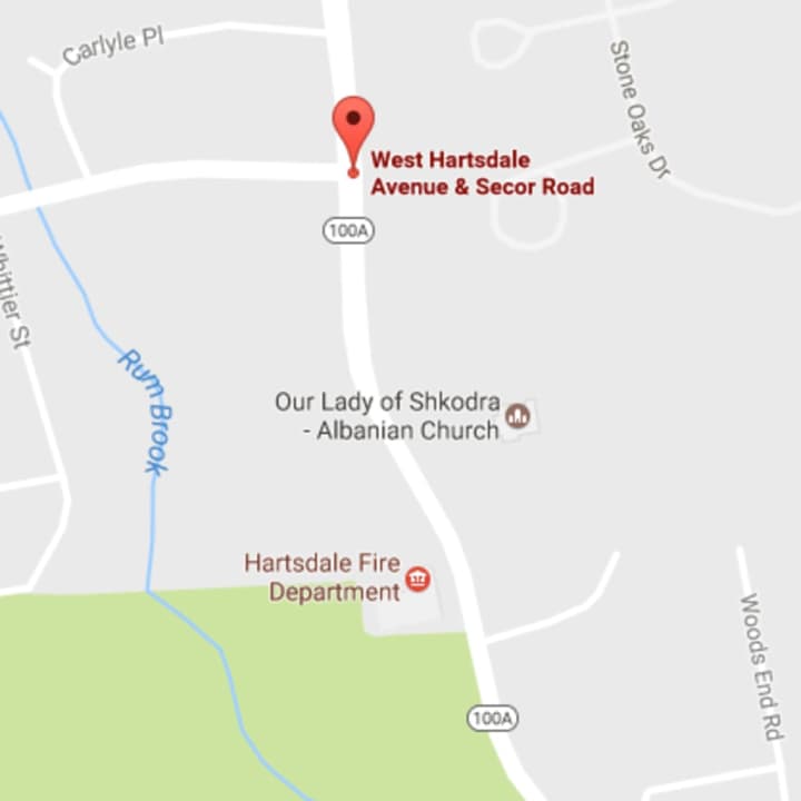 West Hartsdale Avenue has reopened following a traffic crash.