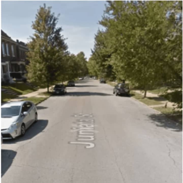 Juniata Street in St. Louis, where Pound Ridge resident Dr. Kenneth Spalter was shot, according to reports.