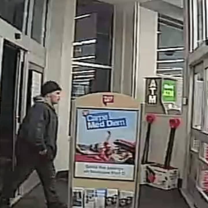 The suspect in the theft of dietary supplements from a Walgreens pharmacy in Monroe.