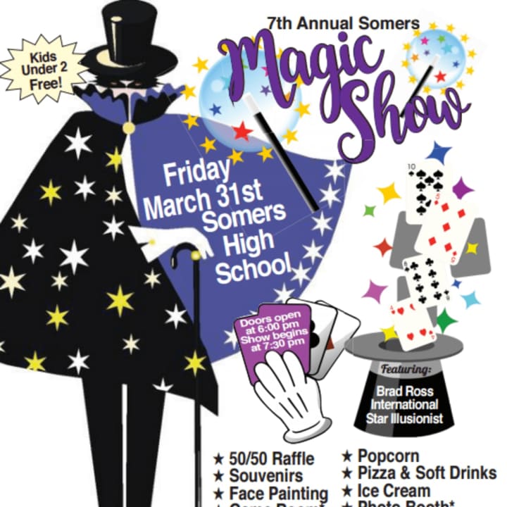 Somers SEPTA is holding its seventh-annual magic show fundraiser.