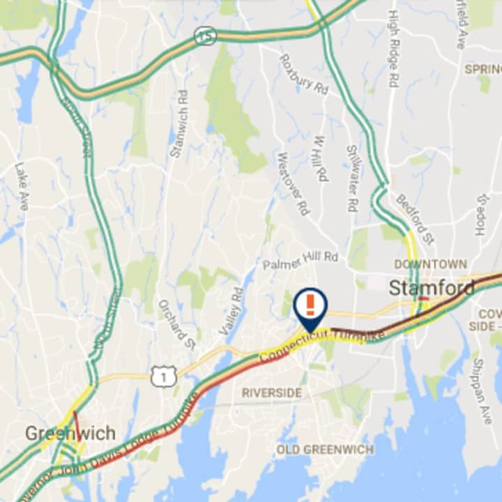 I-95 southbound in Greenwich was closed due a fatality on Tuesday morning.
