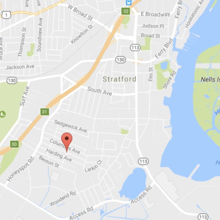 The shooting occurred at 6:50 p.m. Saturday on Garibaldi Avenue in Stratford.