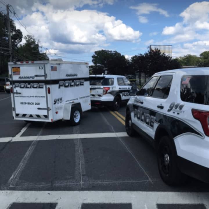 Four people have been hospitalized after being hit by a vehicle around 4 p.m. Monday on Route 59 in Monsey.