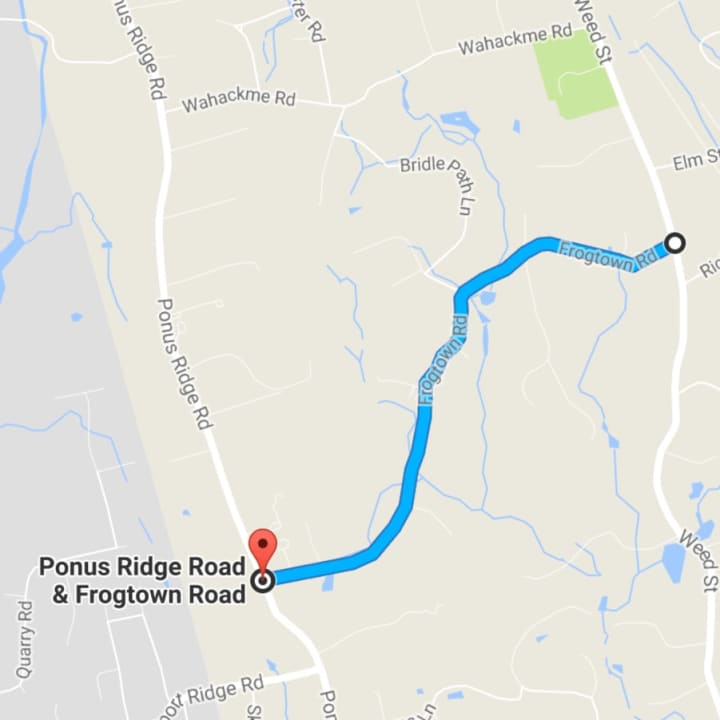 Avoid Frogtown Road in New Canaan on Monday: It is closed for an emergency pipe repair.