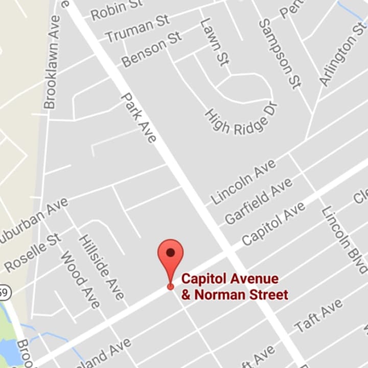 The car and motorcycle collided at Norman Street and Capitol Avenue in Bridgeport early Tuesday.
