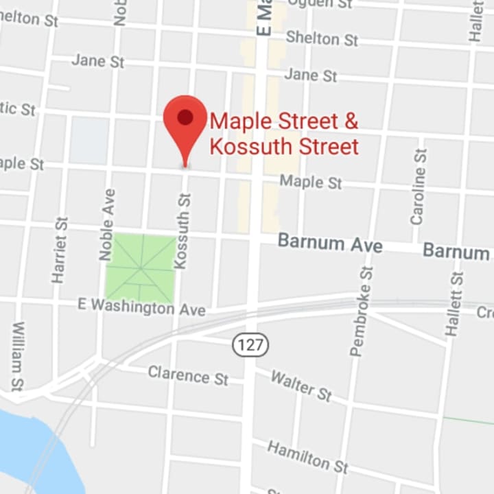 The fatal shooting occurred Saturday morning at Maple and Kossuth Streets in Bridgeport.