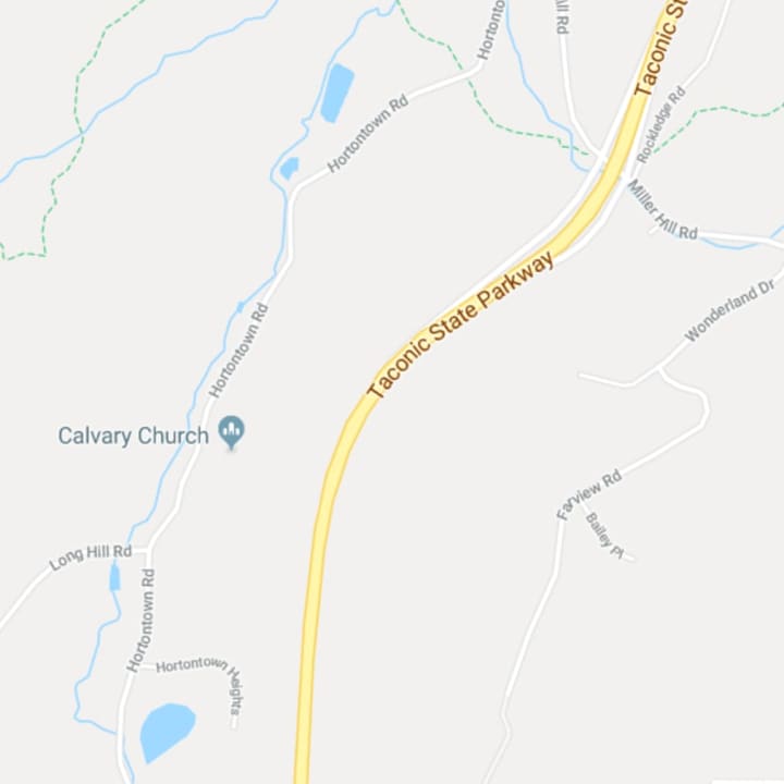 The area of the Taconic State Parkway where the crash occurred.