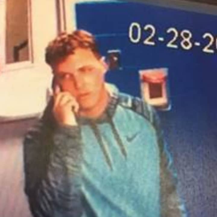 The Stamford Police Department released this photo of the suspect who allegedly stole items from the Twin Rinks skating rink.