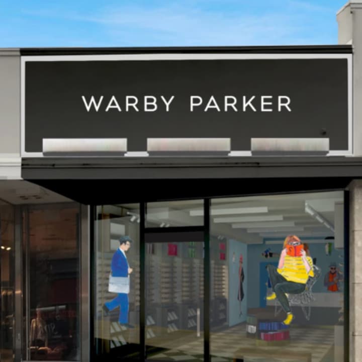 Warby Parker&#x27;s newest storefront.