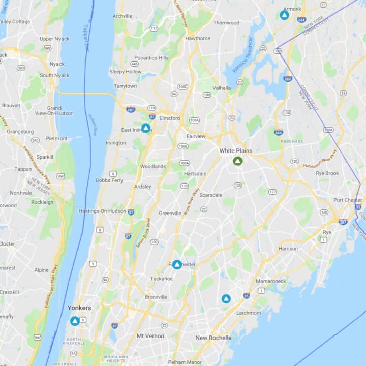 The Con Edison Outage Map at 3:30 p.m. on Wednesday.