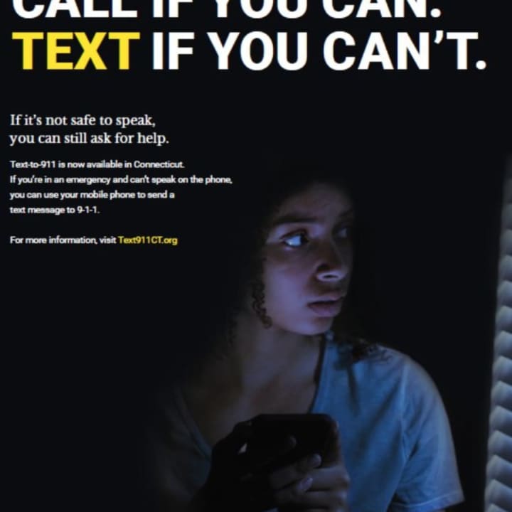 Connecticut residents can now text emergency situations to police.