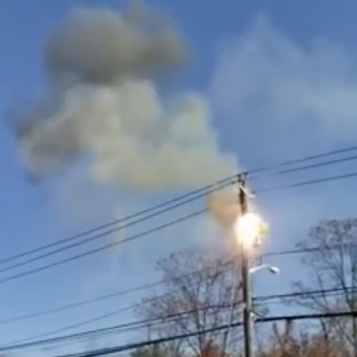 A transformer fire.
