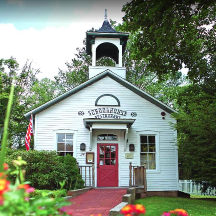 The Schoolhouse at Cannondale, located at 34 Cannon Road in Wilton