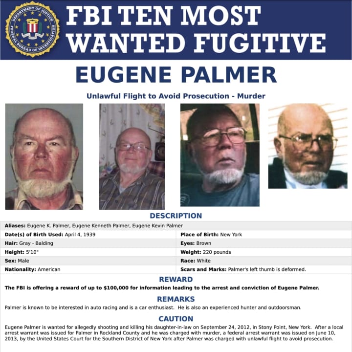 Eugene Palmer has been added to the FBI&#x27;s Most Wanted List
