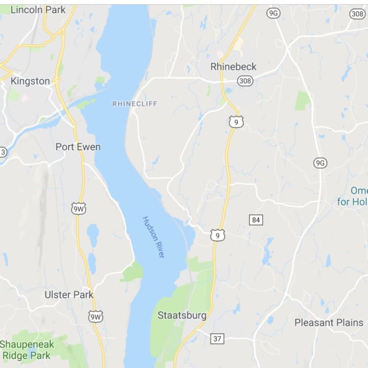 The incident occurred in Dutchess County on the Amtrak line between the Rhinecliff and Staatsburg stations.