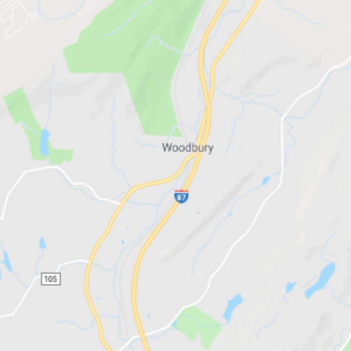 I-87 in the town of Woodbury