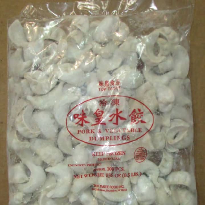 Top Taste Food Warehouse, a Brooklyn-based establishment, is recalling an undetermined amount of pork and chicken dumpling product.