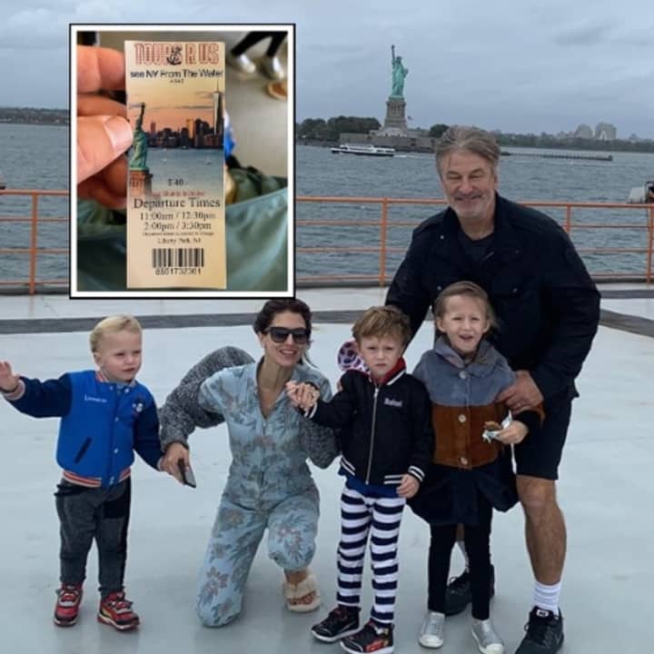 The Baldwin family took the Staten Island Ferry for free after being sold bogus tickets to a water tour of the State of Liberty.