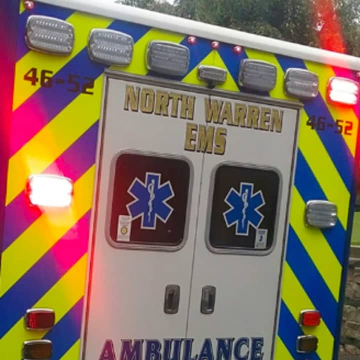 Blairstown Ambulance Corps transported the patient to a hospital.