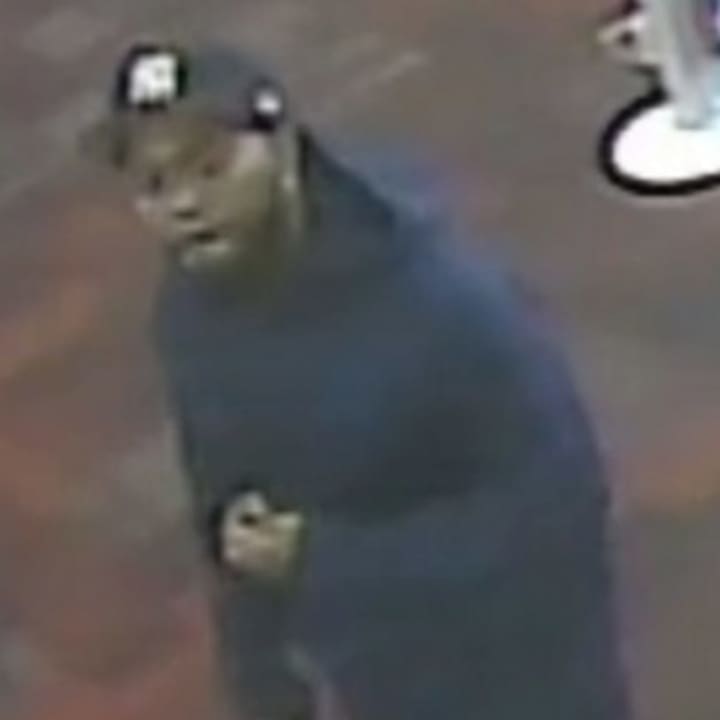 Police are on the lookout for a man suspected of using a stolen credit card to purchase merchandise at GameStop in Patchogue (499 Sunrise Highway) on Sunday, Nov. 3.