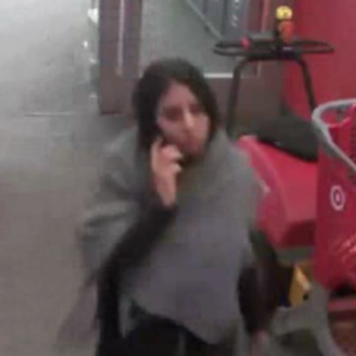 Police are on the lookout for a woman suspected of using stolen credit cards at Best Buy in the Gateway Plaza in Patchogue (499 Sunrise Highway, Suite 39) and Target in Sayville (5750 Sunrise Highway).