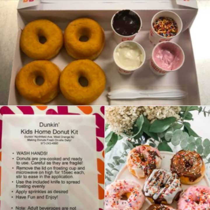 At-home doughnut-making kits from Dunkin&#x27; Donuts in West Orange.