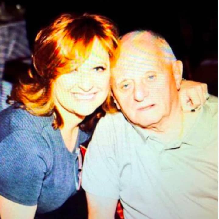 Caroline Manzo with her father, who died Monday, April 20.