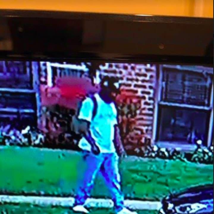 Surveillance footage of the suspect